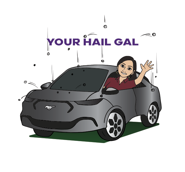 Crystal Clear Dent Repair Your Hail Gal logo